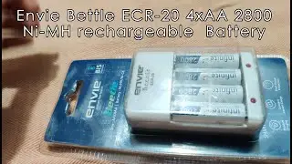 Envie Bettle ECR-20 4xAA 2800 Ni-MH rechargeable Camera Battery review in hindi by itsmkumar
