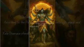 Kala Bhairava &mdash; the fierce guardian of time, truth, and justice.Fear ends where Bhairava begins. 🔥🖤