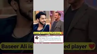 Baseer is the most dignified player&hearts;️💫#bb19 #baseer #salmankhan