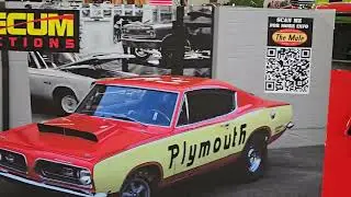 1968 Plymouth Barracuda B029 Prototype Fastback. Used to develop the HEMI Super Stock package.