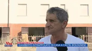 Castel Bolognese, intrappolato in casa - La Vita in Diretta 23/05/2023