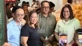 VP Sara Duterte distributes free pandesal at Kamuning Bakery in Quezon City for World Pandesal Day. 