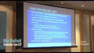 CITA September 2015, May Winfield, Kennedys Law LLP, 'PAS 1192 2 Contract Protocols'