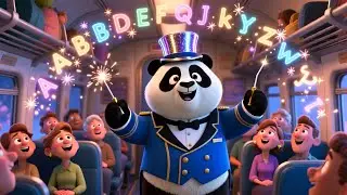 Panda&rsquo;s Boom Boom Train 🚂🎶 Fun Train Adventure Song for Kids | Learn Colors Numbers Playtime