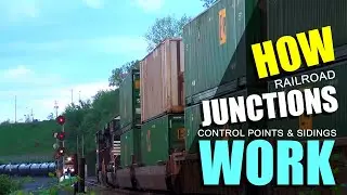 How Railroad Junctions, Control Points & Interlockings Work (Part 1)