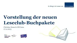 Vorstellung der neuen Leseclub-Buchpakete - 2023
