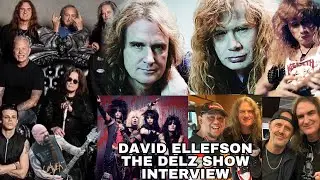 David Ellefson Talks Ozzy Osbourne, Megadeth VS Metallica & More (The Delz Show Interview )