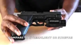 221B Tactical Exxtremity LED Rail Mount Tactical Light Demo
