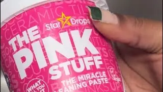 ASMR | Opening The Pink Stuff Bucket & Deep Cleaning Shower Heads