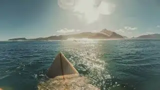 🌊 Surf Yourself to Sleep | 5 Minutes of POV Surfing & Binaural Ocean Sounds for Deep Relaxation