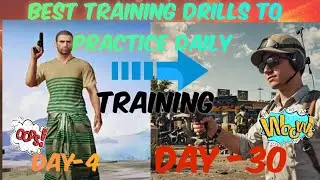 Best Training Drills To Practice Daily//Drills To Improve Close Range and Aim in Bgmi/Pubg Mobile