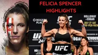 Felicia Spencer Fight Highlights. 2020 HD. Canadian Female MMA fighter.