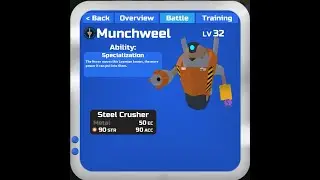 Specialization Munchwheel with Boots. Loomian Legacy PVP.