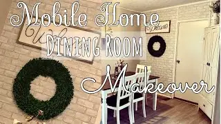 Mobile Home Dining Room Remodel