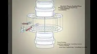Radial Flow Simulated Moving Bed Chromatography Device