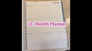 Why I Buy This 12-Month Planner Every Year #12MonthPlanner #PlannerReview