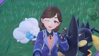 Shiny Luxray and Shiny Whimsicott Encounters + Catches!! | Pok&eacute;mon SV
