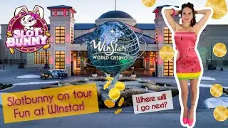 Winstar Slot Bunny on tour BIGGEST Casino in the US! 🗺📍