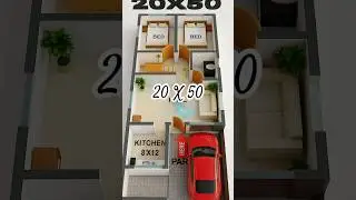 20x50 home plan | 20by50 Home plan | 20into50 ghar ka naksha | #gharkanaksha #floorplan #viral