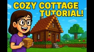 Pro Daughter Teaches How to Build a Cozy Cottage in Minecraft Creative! 🏡🧱