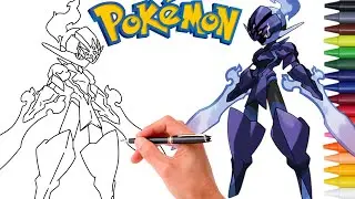 Como Desenhar FACILMENTE O POKÉMON CERULEDGE ! #937 | geração 9