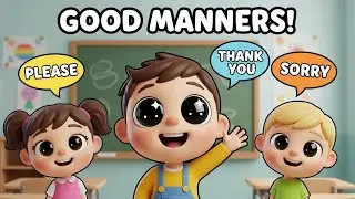 Good Manners Club 😊 | Please, Thank You, Sorry Song for Kids | LuluLemon Rhymes & Tales