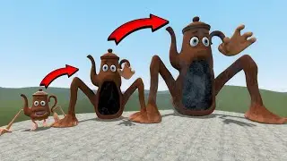 EVOLUTION TATATA TAPES - HORROR MEME MONSTER BATTLE (FULL BATTLE). Garry's mod