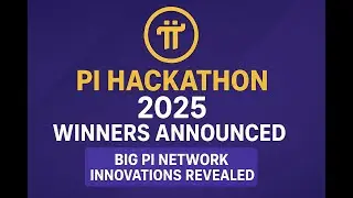 Pi Hackathon 2025 Winners Announced  Big Pi Network Innovations Revealed #PiNetwork #CryptoNews