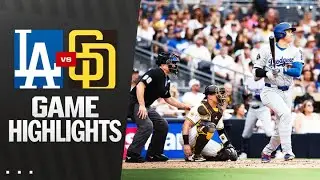 Dodgers vs. Padres Game Highlights (8/23/25) | MLB Highlights