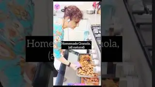Homemade Granola (all natural) #nosugar #noflour #healthyoption #foryou #fyp #shorts #aamirasway