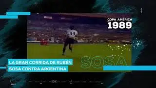 👕 Rub&eacute;n Sosa y su inolvidable gol a Argentina en la Copa Am&eacute;rica de 1989 #Conmebol 🇺🇾🇦🇷🏆