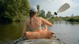 Лето, Беларусь, Байдарка / Wild Belarus travel -  Река Случь, Налим 300, Canoe Kayak - nikon D5200