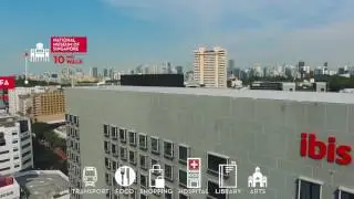 ibis Singapore on Bencoolen Aerial View