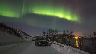 Timelapse: Driving from Tromsø to Sommarøy [Winter 2016]