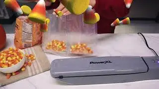 🍬 🎃 Homemade Halloween Candy Corn Bags | PowerXL Duo NutriSealer Vacuum Sealer