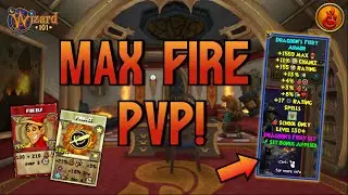 WIZARD101 MAX FIRE PvP (130): The BEHEMOTH Setup!