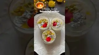 10 Minutes, No-Cook Banana Saffron Kheer!!      #nocookingrecipes #recipe #nocookdessert