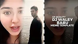 Dj Waley Babu (4K) MEME TEMPLATE | #andrewgarfield