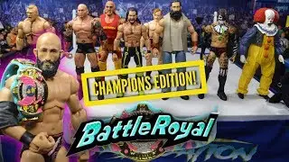 WWE ACTION FIGURE BATTLE ROYAL! CHAMPIONS EDITION!
