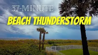 Beach Thunderstorm Soundscape for Relaxing, Studying, and Sleeping