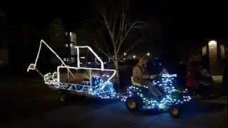 Holiday Lights Parade around Orenco Gardens 121911