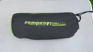 Zempire Chill Pill Self Inflating Camping/Adventure Pillow with Removable Cover