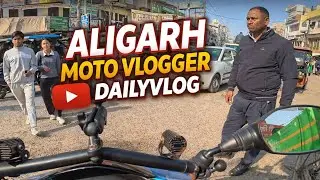 “Aligarh Daily Life On Bike 🏍️ | Local Moto Vlog”