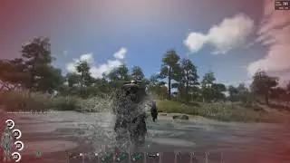 Scum ATV River jump