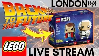 Building BACK TO THE FUTURE - Marty Mcfly & Doc Brown (41611) AND Chatting DeLorean 10300 | LONDON i