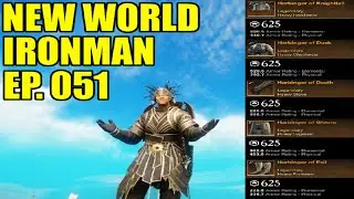 I Spent 29 HOURS Farming This Awesome Tank Set - New World Ironman: Ep. 051