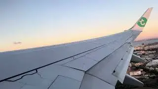 Taking-Off from Lisbon Airport | Transavia Boeing 737-800