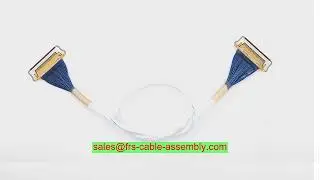 Custom Cable Assembly Design LVDS Cable for Oled Displays Interface Panel Signal Transmission Ribbon