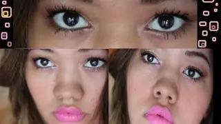 SIMPLE HOLIDAY EYES & LOVE ALPHA FIBRE MASCARA :)