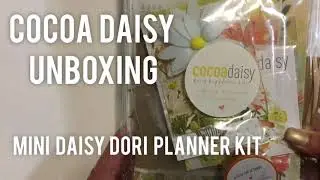 Cocoa Daisy Mini Daisy Dori Planner Kit Unboxing - August 2018